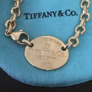 Tiffany&Co 18k gold necklace
